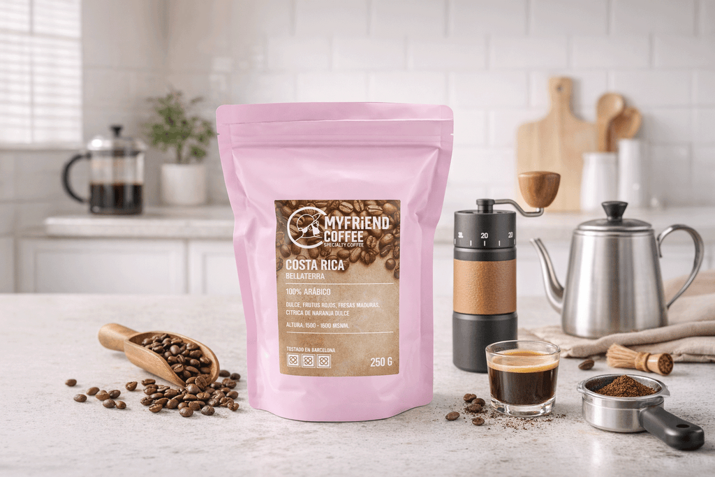 MYFRiENDCO Specialty Coffee Bean 250g | Origin Bellatera Costa Rica  | 100% Arabica | Natural and Artisanal Roast
