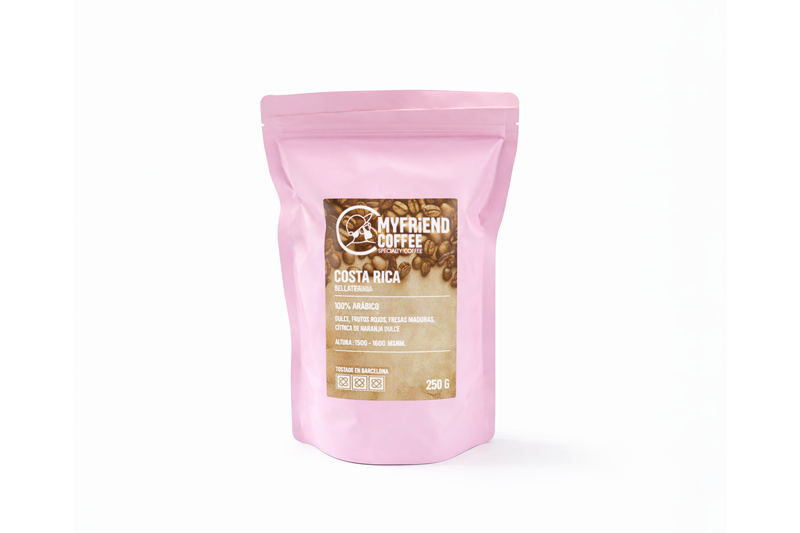 MYFRiENDCO Specialty Coffee Bean 250g | Origin Bellatera Costa Rica  | 100% Arabica | Natural and Artisanal Roast