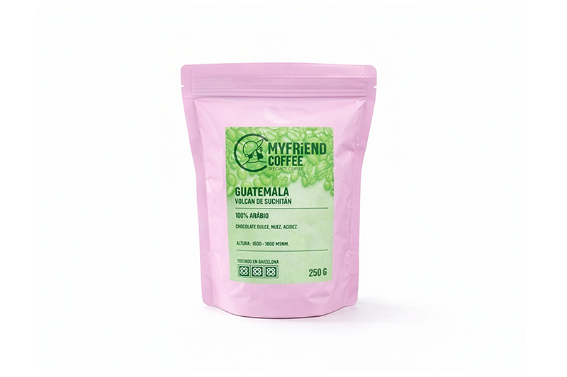 MYFRiENDCO Specialty Coffee Bean 250g | Origin Volcán de Suchitán Guatemala | 100% Arabica | Natural and Artisanal Roast