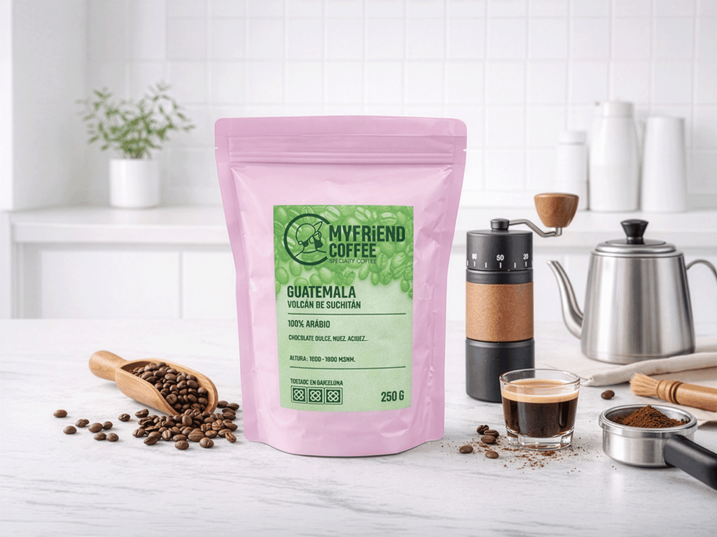 MYFRiENDCO Specialty Coffee Bean 250g | Origin Volcán de Suchitán Guatemala | 100% Arabica | Natural and Artisanal Roast