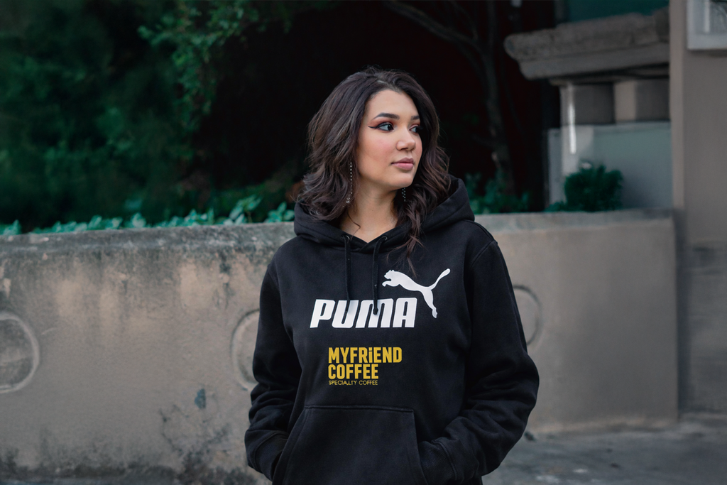 MYFRIEND COFFEE x PUMA — Urban Black Hoodie