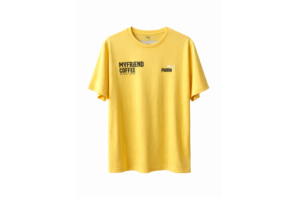 MYFRIEND COFFEE x PUMA — Signature Yellow Tee