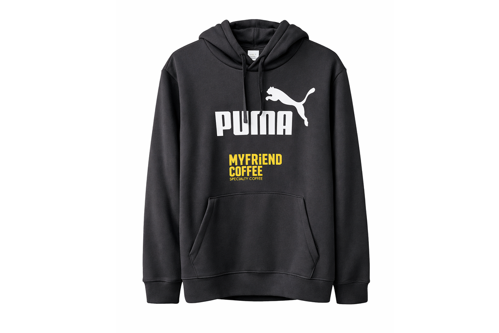 MYFRIEND COFFEE x PUMA — Urban Black Hoodie
